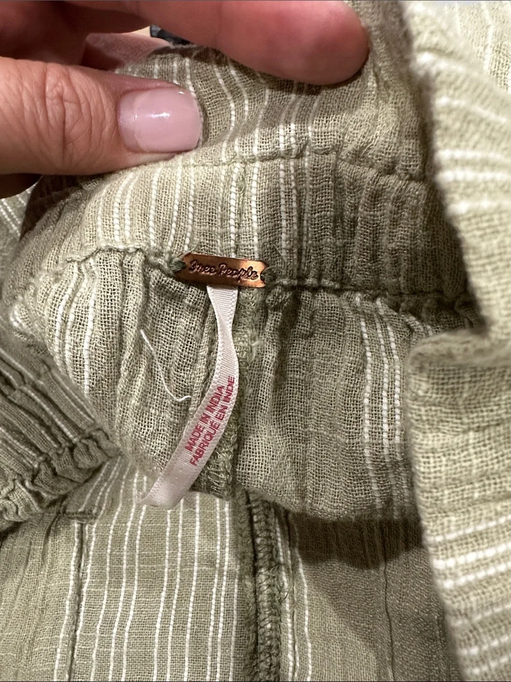 Free People semi sweet crop pant